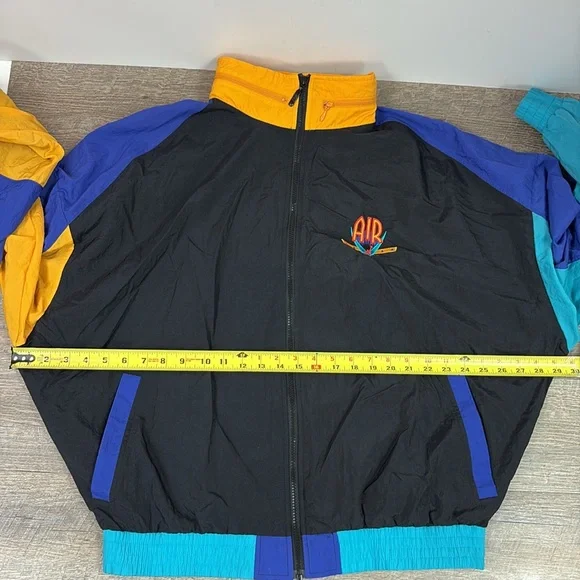 Vintage Nike Air Jordan Flight Windbreaker Jacket XL - Picture 6 of 7